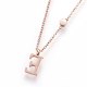 (Jewelry Parties Factory Sale)304 Stainless Steel Initial Pendant Necklaces NJEW-G321-04RG-E-2