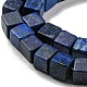 Chapelets de perles en lapis-lazuli naturel G-C084-E05-01-4