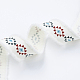 Polyester Printed Frayed Grosgrain Ribbons ORIB-E004-25mm-028-3