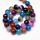 Natural Agate Beads Strands G-G580-10mm-18A-2