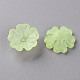 Transparent Frosted Acrylic Bead Caps MACR-S371-04A-728-2