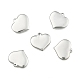 304 Stainless Steel Stamping Blank Tag Heart Pendants STAS-R063-02-2