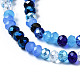 Electroplate Glass Beads Strands EGLA-T020-12A-3