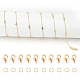 Kit de fabrication de collier de bracelet de chaîne de bricolage chgcraft DIY-CA0005-37-1