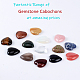 Natural/sintético cabujones de piedras preciosas G-PH0019-12-4