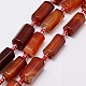 Natural Red Agate Beads Strands G-I070-06-1