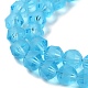Chapelets de perles en verre transparent électrolytique EGLA-I018-FA06-3