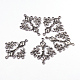 Антикварные серебряные тибетский стиль компонента ромб люстра соединения для болтающиеся серьги материалы X-EA9734Y-NF-2