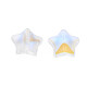 Placcare perle di vetro trasparenti GLAA-T022-25-B01-4