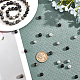 Arricraft pierre de soie noire naturelle / brins de perles rondes en netstone G-AR0002-82-3
