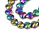 Electroplate Glass Beads Strands EGLA-S188-14-C02-3