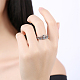925 тайский стерлингов серебряные кольца RJEW-BB18305-7-7