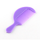 プラスチック製のジュエリーセット：鏡、ヘアコーム  紫色のメディア  88x49x3mm  88x38x3mm MRMJ-S003-05-4