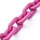 Handmade Acrylic Cable Chains AJEW-JB00630-02-1