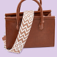 Cinghie regolabili per borsa a tracolla larga in nylon con motivo a onde in stile etnico PURS-WH0005-39P-02-5