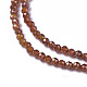 Cubic Zirconia Beads Strands G-F596-48H-3mm-3