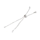 Rack Plating Brass Cable Chain Link Bracelet Making MAK-L036-01P-2