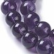 Chapelets de perles en améthyste naturelle G-P428-08-13mm-3