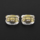 Two Tone Transparent Spray Painted Glass Beads GLAA-T022-02-A02-2