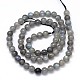Chapelets de perles rondes en labradorite naturelle G-O087-05-6mm-3