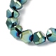 Electroplate Glass Beads Strands EGLA-I017-04-FP02-3