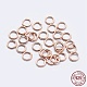 925 anillos redondos de plata esterlina STER-F036-03RG-0.7x3-1