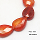 Natural Fire Agate Beads Strands G-G245-10x14mm-01-1