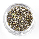 Plated Glass Seed Beads SEED-S016-06-2