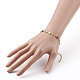 Handmade Brass Enamel Link Chains Jewelry Sets SJEW-JS01163-14