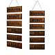 Solid Wood Hanging Wall Decorations HJEW-WH0024-010-1
