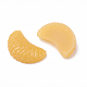 樹脂デコデンカボション  オレンジ  模造食品  オレンジ  17x27x8mm CRES-N016-28-2