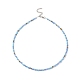 Wickelarmband aus Glassamenperlen mit zwei Schlaufen für Damen BJEW-JB09216-8