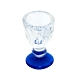 レジンミニチュアゴブレットオーナメント  マイクロランドスケープガーデンドールハウスアクセサリー  小道具の装飾のふりをする  ブルー  9x15mm BOTT-PW0001-180-2