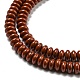 Chapelets de perles en jaspe rouge naturel G-K343-C07-01-4
