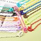 13Pcs 13 Colors Personalized ABS Plastic Cable Chain Necklaces NJEW-JN03483-6