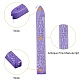 CRASPIRE 20 Pieces Vintage Sealing Wax Sticks with Wicks Antique Manuscript Sealing Wax for Wax Seal Stamp Envelope Cards Invitation Gift Decoration (Pearl Purple) DIY-WH0003-C31-3