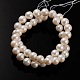 Natural Cultured Freshwater Pearl Beads Strands PEAR-E002-37-2