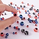 297Pcs 5 Sizes Round Evil Eye Resin Beads RESI-SZ0001-40-3