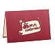 Noël pop up 3d noël cartes de vœux joyeux cloche DIY-N0001-123R-4