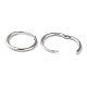 925 серебряные серьги-кольца с родиевым покрытием STER-D016-03D-P-2