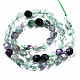 Natural Fluorite Beads Strands G-S376-001B-2