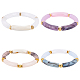 Nbeads kit de fabrication de bracelet tube incurvé imitation pierre gemme diy DIY-NB0007-30-4