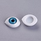 クラフトプラスチック人形の眼球  ハロウィンホラー小道具  ドジャーブルー  10.5x14x6mm DIY-WH0057-A04-2