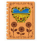 Libro di cartoline commemorative in legno WOOD-WH0045-01-1