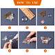 Kit de fabrication de bijoux pendentif animal bricolage DIY-SZ0008-68-3