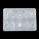 Stampi in silicone con ciondolo fai da te a forma geometrica DIY-E070-01B-3