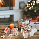 Benecreat 3 個 3 スタイルクリスマステーマのポリエステルリボン  ジャカードリボン  クリスマステーマの模様  ダークシーグリーンのリボン  ギフトラッピングの装飾に使用されます  DIYクラフト作り  10/25/40mm OCOR-BC0005-41B-6