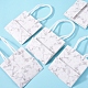 Bolsas de compras de regalo de papel de patrón de mármol AJEW-CJ0001-18-8