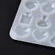 Bottiglia di profumo/cabochon cuore stampi in silicone fai da te DIY-F139-02-5