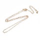 Brass Cable Chain Necklace MAK-N031-004-3